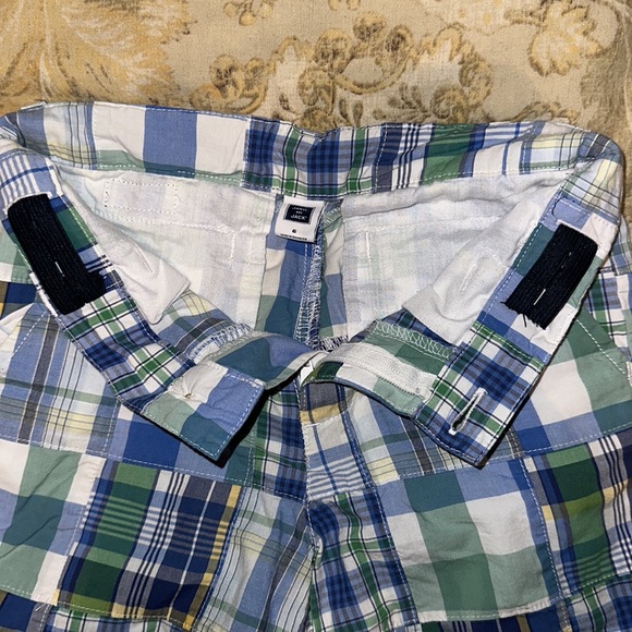 Boys Janie & Jack Madras shorts 6 - Picture 2 of 4